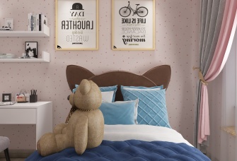 #儿童房#现代熊熊的粉色美好世界